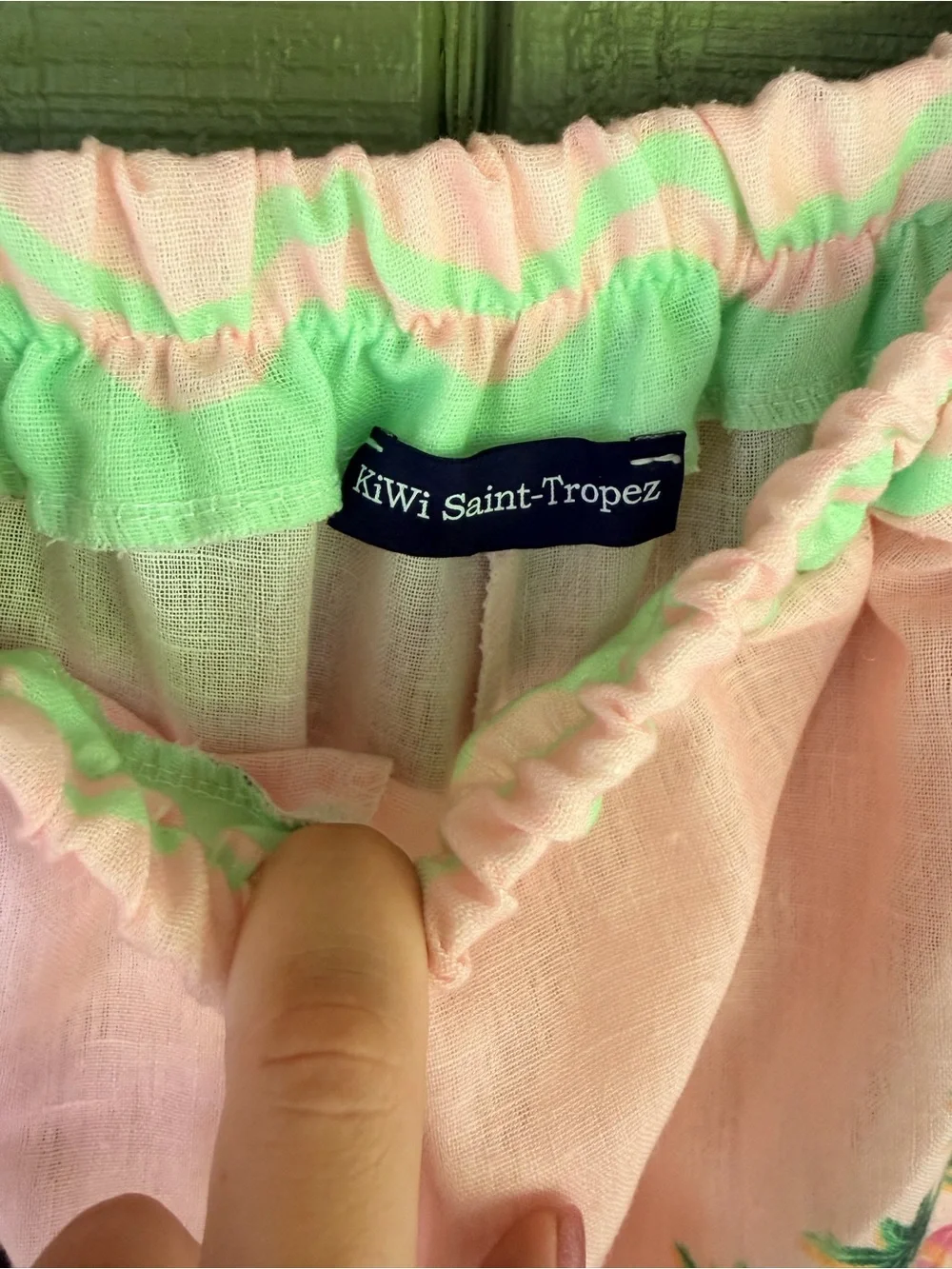KiWi Saint-Tropez Linen Shirt Shorts Matching Resort Set M